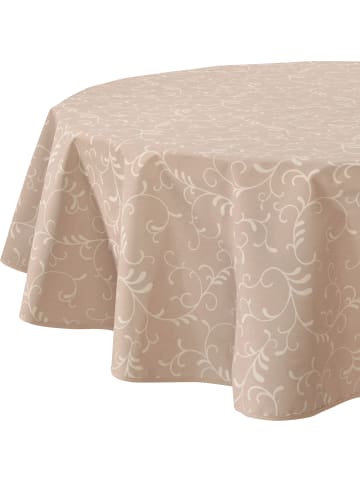 Erwin Müller Baumwollmischung Tischdecke Essen in taupe