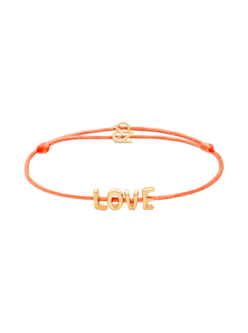 Echtzeit Armband Love Letters in orange