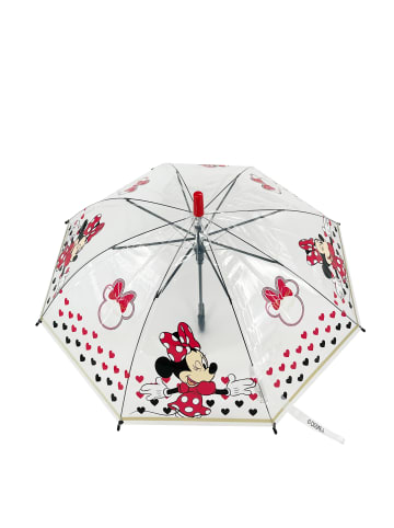 Disney Minnie Mouse Kinder Mädchen Automatik-Regenschirm in Mehrfarbig