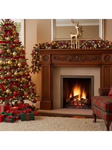 Home&Styling Collection Weihnachtsfigur, Rentier in Gold, (B) 6 x (H) 35 x (L) 14 cm