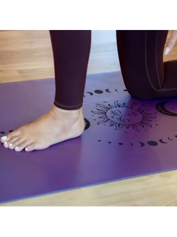 Divasya Yogamatte Professional Grip in Lila-moon - 185 x 68 x 0,45cm