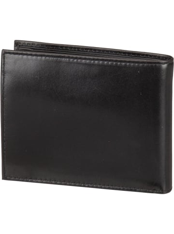 Bugatti Geldbörse Nobile Horizontal Wallet with Flap in Schwarz