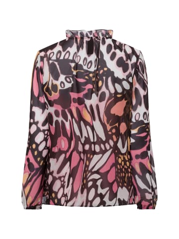 MARC CAIN COLLECTIONS Blusenshirt in schoko rosa - 0001