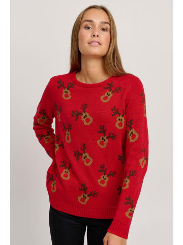 Oxmo Strickpullover OXChristel in Rot