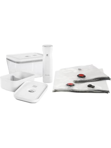Zwilling Fresh And Save Vakuum-Starter-Set mit mittlerer und großer Lunchbox in Grau