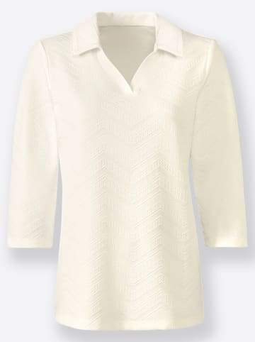 WITT WEIDEN Poloshirt in ecru