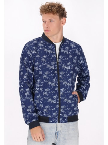 MO Men Jacket in navy white