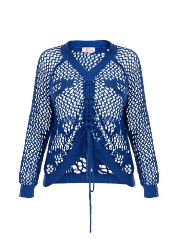 IZIA Damen Strickpullover in Blau