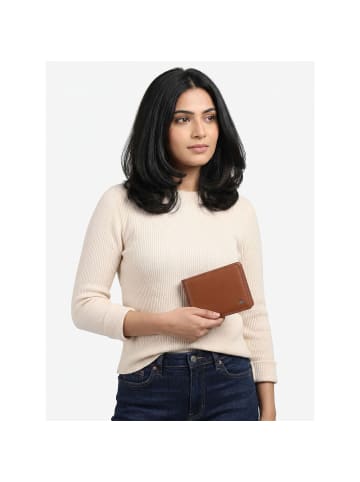 Golden Head Polo Geldbörse RFID Schutz Leder 22 cm in cognac