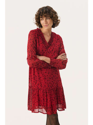 PART TWO Kleid MikaelaPW Lockere Passform in Salsa Leaf Print