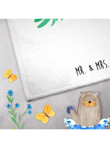 Mr. & Mrs. Panda Gästehandtücher Pinguin Weihnachtsbaum ohne Spruch in Weiß