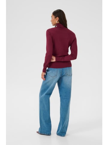 Kaffe Rollkragen Astrid Slim fit in Windsor Wine