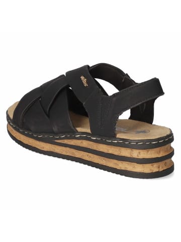 rieker Sandalette in schwarz