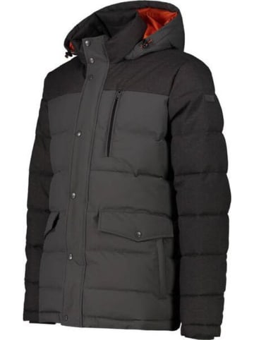cmp Funktionsjacke MAN LONG JACKET SNAPS HOOD D in Grau