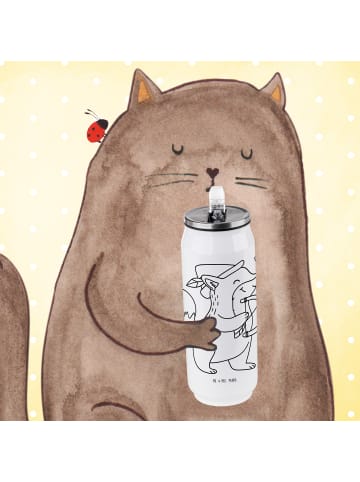 Mr. & Mrs. Panda Getränkedosen Trinkflasche Schütze Astrologie o... in Weiß