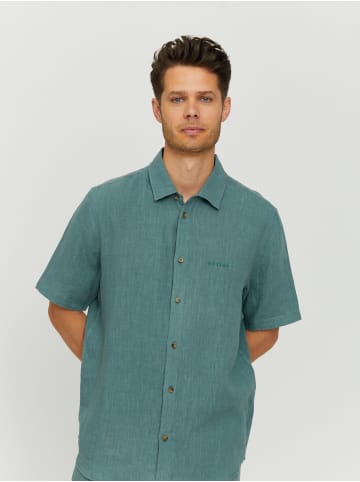 MAZINE Hemd Leland Linen Shirt in jade