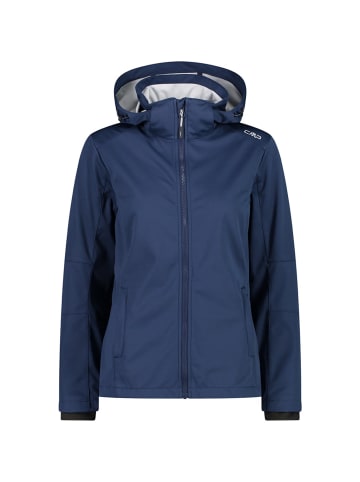 cmp Softshellparka Jacket Zip Hood in Dunkelblau