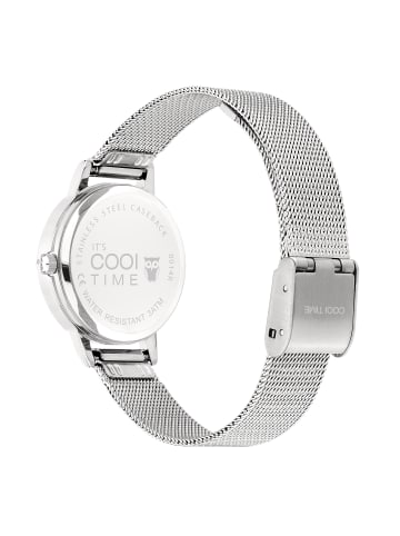 Cool Time Armbanduhr The Cool Mesh Silver Butterfly in silber