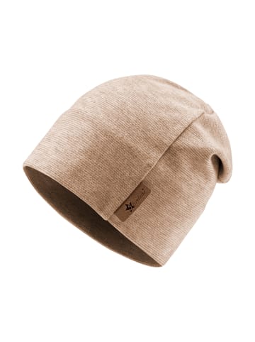 Sterntaler Beanie Streifen in mittelrot