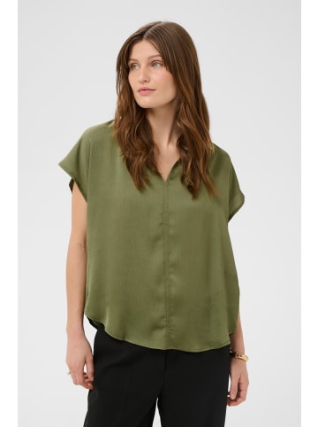 Soaked in Luxury Langarm-Bluse SLParis Regular fit in Oil Green