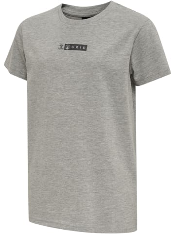 Hummel T-Shirt Hmloffgrid Kinder in GREY MELANGE/FORGED IRON