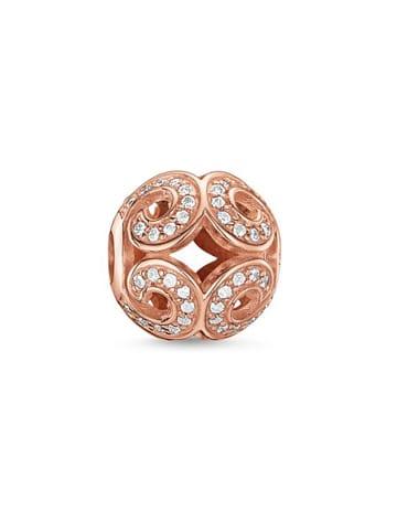 Thomas Sabo Karma Bead "Welle Zirkonia rosèvergoldet" in Roségold