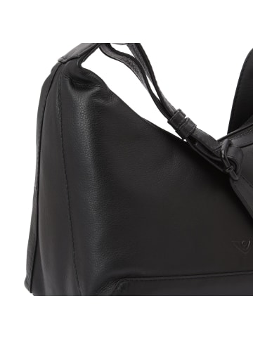 VLD VOi Leather Design 4 Season Umhängetasche Leder 27 cm in schwarz