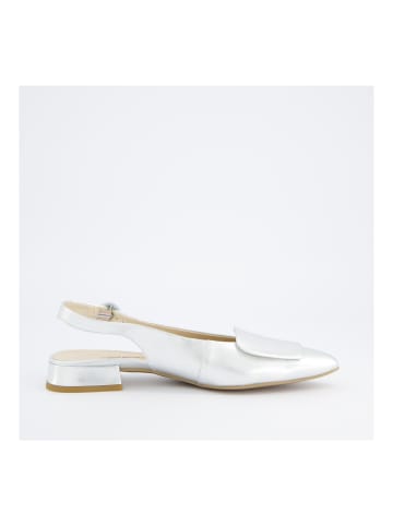 Paul Green Ballerinas in Metallic Silver