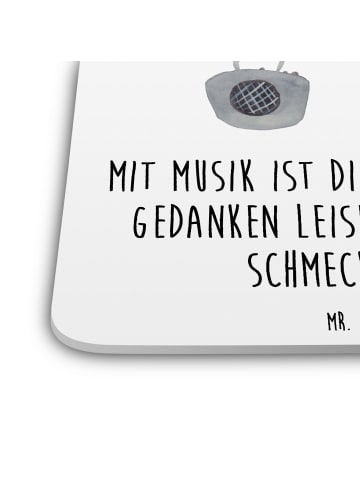 Mr. & Mrs. Panda Untersetzer Set Avocado Tanzen mit Spruch in Weiß
