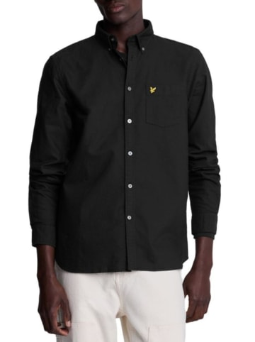 Lyle & Scott Langarmhemd in Schwarz