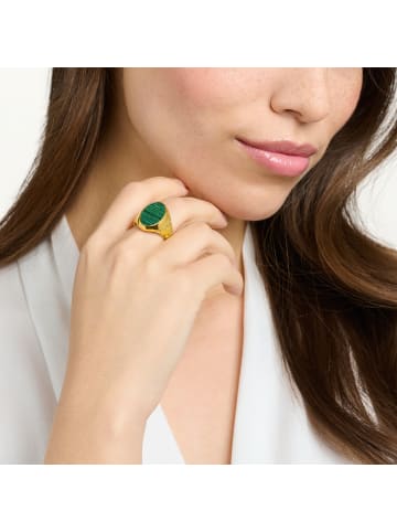 Thomas Sabo Ring in gold, grün