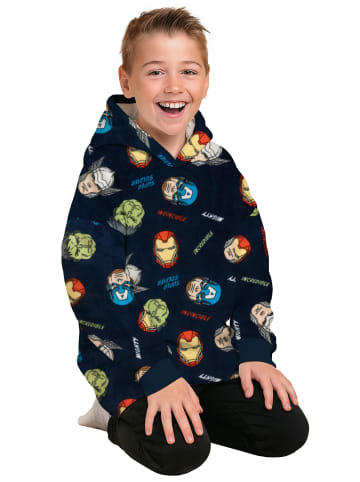 Avengers Marvel The Avengers Oversize Cozy Hoodie Übergroße Kuschelpullover in blau