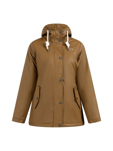 ICEBOUND Regenjacke Mit Teddyfutter in Dunkelsand