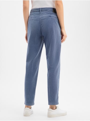 MAC HOSEN Hose Chino turn up in hellblau