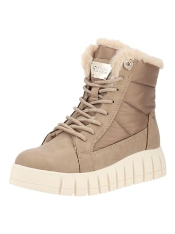 Tom Tailor Stiefelette in Beige