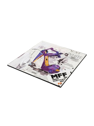 Kayoom Papier Wandbild Dresscode III 52 x 52 cm in multi