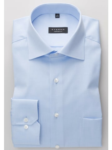 Eterna Langarm Business Hemd für Herren in hell-blau