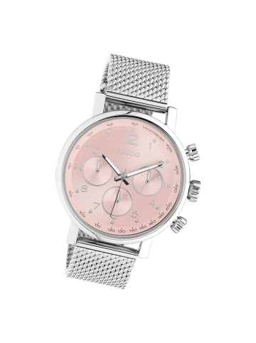 Oozoo Armbanduhr Oozoo Timepieces silber groß (ca. 42mm)