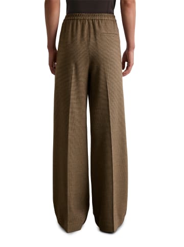 Marc O'Polo Karierte Jogger-Pants relaxed in Dark Brown
