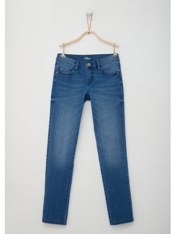 s.Oliver Jeans-Hose lang in Blau