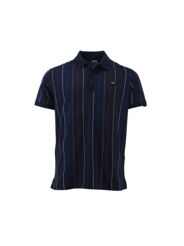 Paul & Shark Gestreiftes Poloshirt in Navy