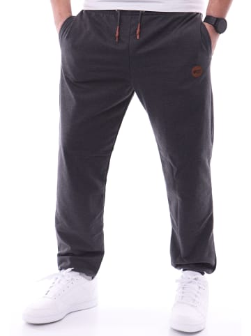 RESLAD Jogginghose mit Brandpatch in anthrazit