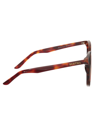 Bertha Polarisierte Sonnenbrille "Avery" in Tortoise/Waldgrün