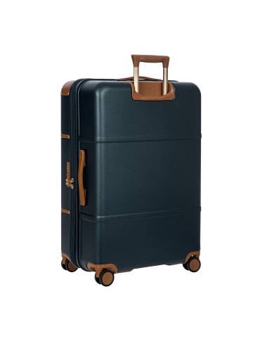 BRIC`s Bellagio 4 Rollen Trolley 76 cm mit Dehnfalte in blau-tabak