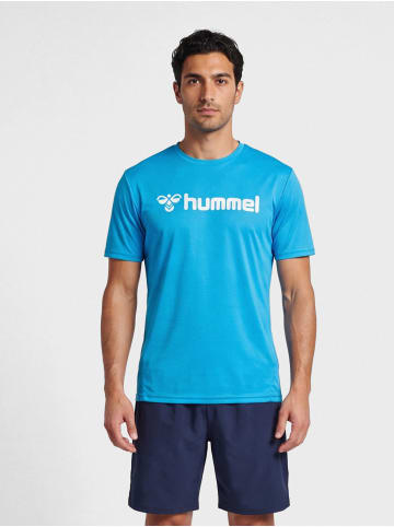 Hummel T-Shirt Hmllogo Erwachsene in DIVA BLUE