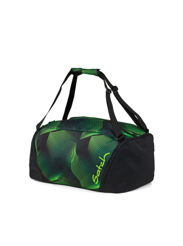 Satch Sporttasche Seismic Green in Grün/Schwarz