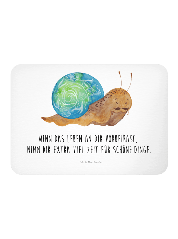 Mr. & Mrs. Panda Fridge Magnet Schnecke Sir mit Spruch in Weiß