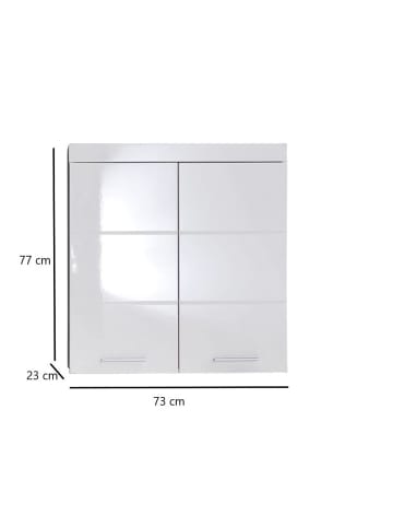 ebuy24 Badschrank AmandaMandoBea Weiß 73 x 23 cm
