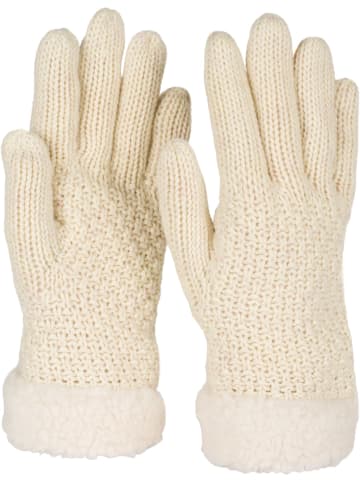 styleBREAKER Strickhandschuhe in Beige