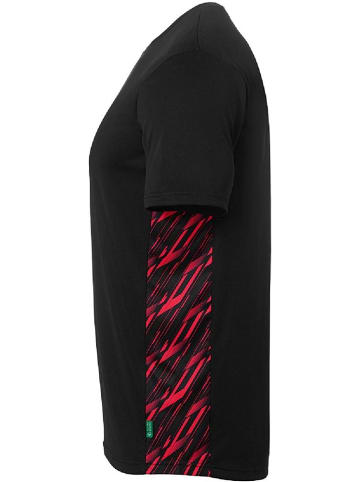 uhlsport  Sportshirt "Progressive 28 Poly Shirt Kurzarm" in Schwarz